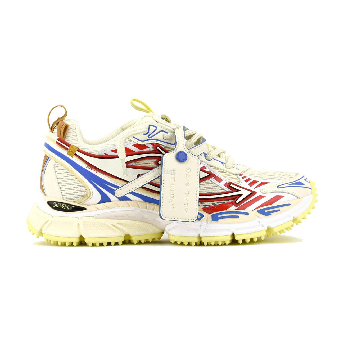 Off White Be Right Back Arrow Lace Up Sneakers (14) - www.newkick.vip